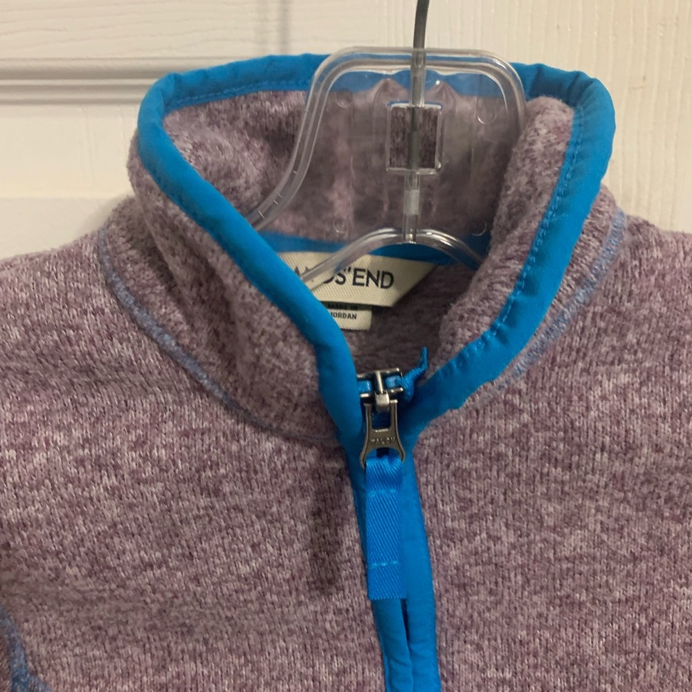 Lands End kids pull over jacket six 6x/7